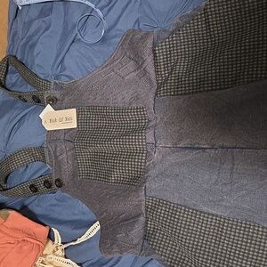 Yak N Yeti Stylish Black Overalls